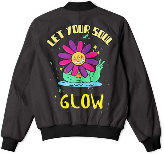 Let Your Soul Glow Bomber Jacket